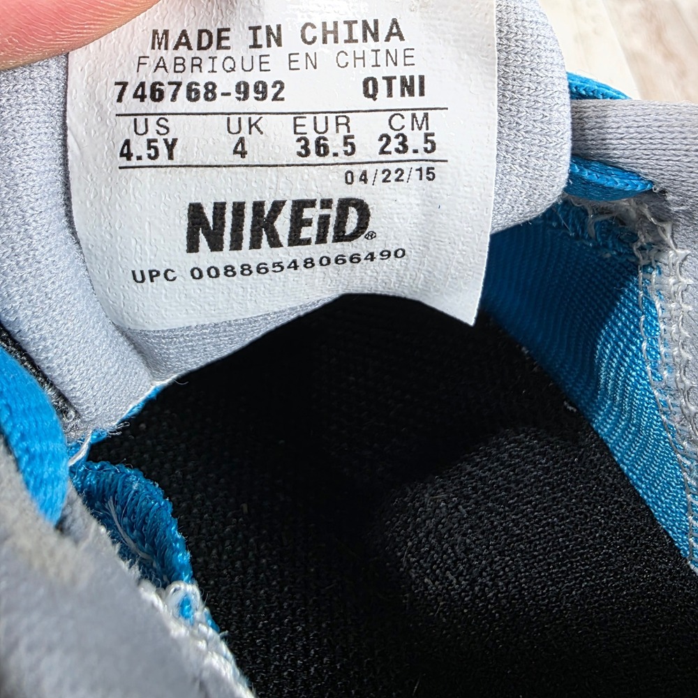 Nike Air Max 2015 Running Shoes Gray Blue Youth Size 4.5Y Women's 6‎ - Picture 8 of 8
